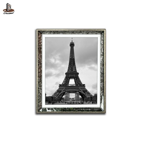 Tranh Khung Gương Loang Tháp Eiffel