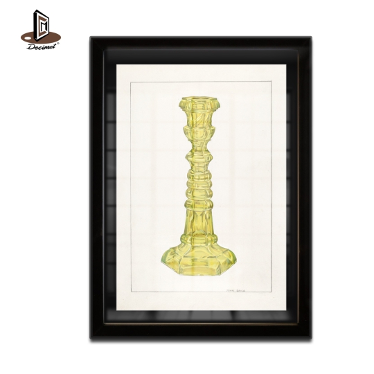 Tranh Khung Composite Đen Mỏng Candlestick No.1