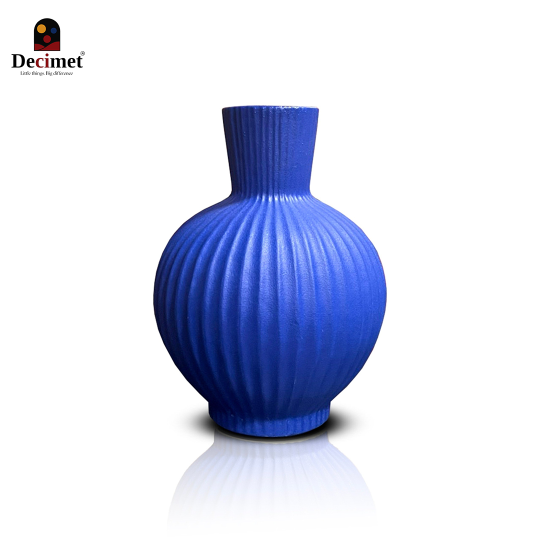 BLUE SIMPLE CERAMIC VASE [L]