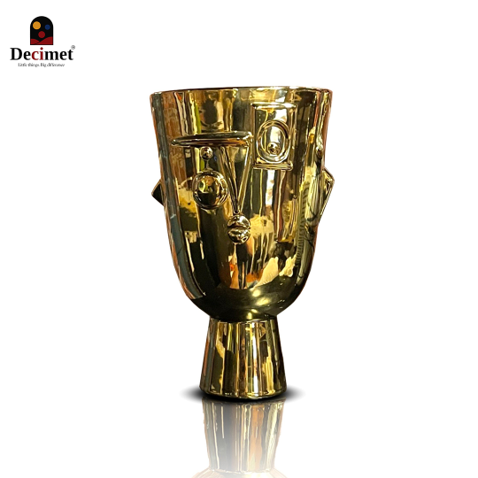 Bình Gốm Gold Face No.2