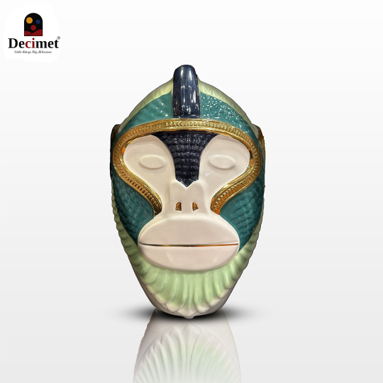Bình Gốm Monky Manky White