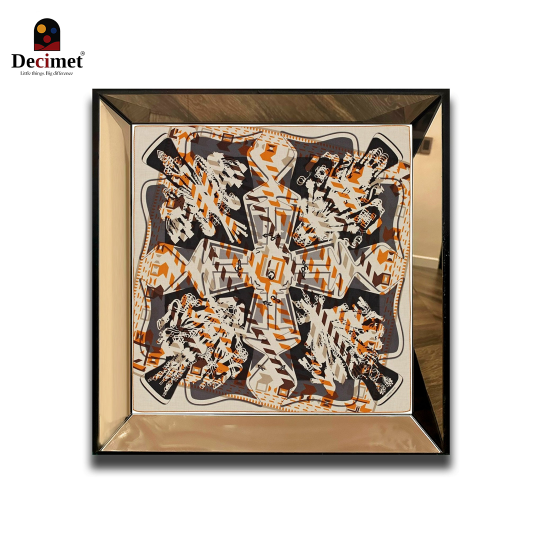 Tranh Khung Gương Vuông Hermes No.3