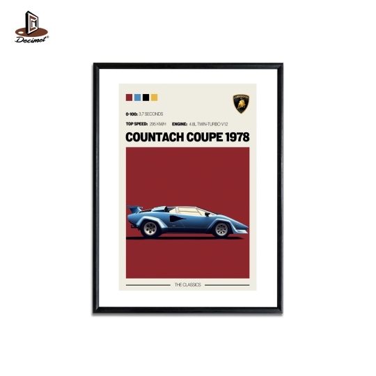 Poster Countach Coupe