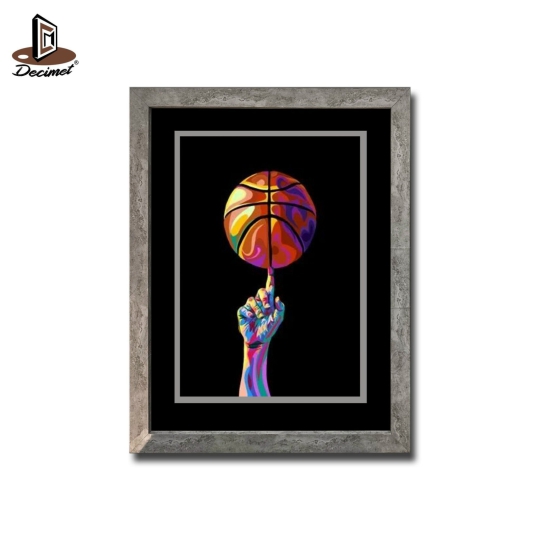 Poster Basketball in pop art