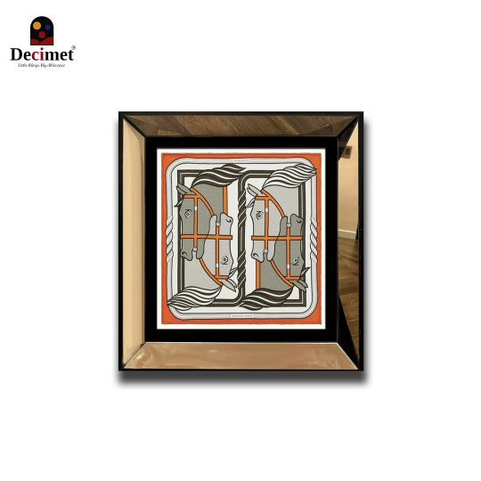 Tranh Khung Gương Vuông Hermes Quadrige II nano 