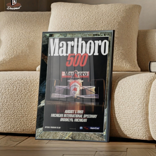 Tranh Khung Gương Bạc The Marlboro 500 - 1993