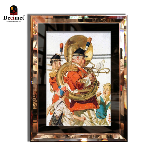 Tranh Khung Gương Vát Lá Hẹ Trà Parade Magazine