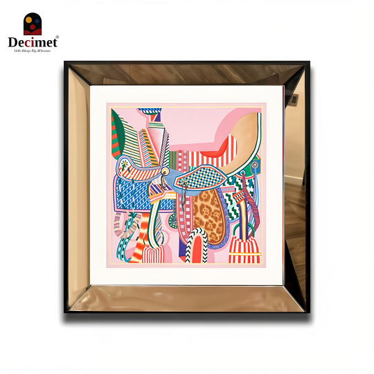 Tranh Khung Gương Vuông Sell Hermes Jan Bajtlik Scarf 90