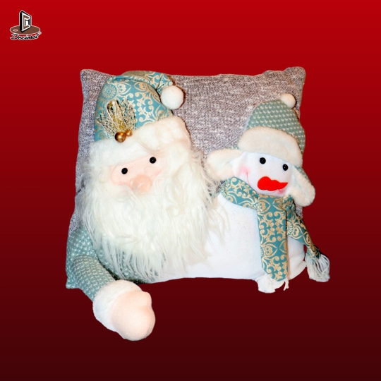 Gối Santa and Reindeer 3D