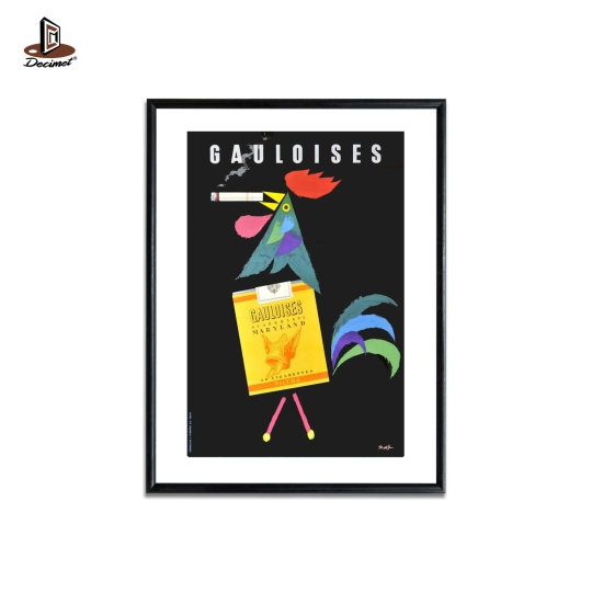 Poster Gauloises Cigarettes Rooster
