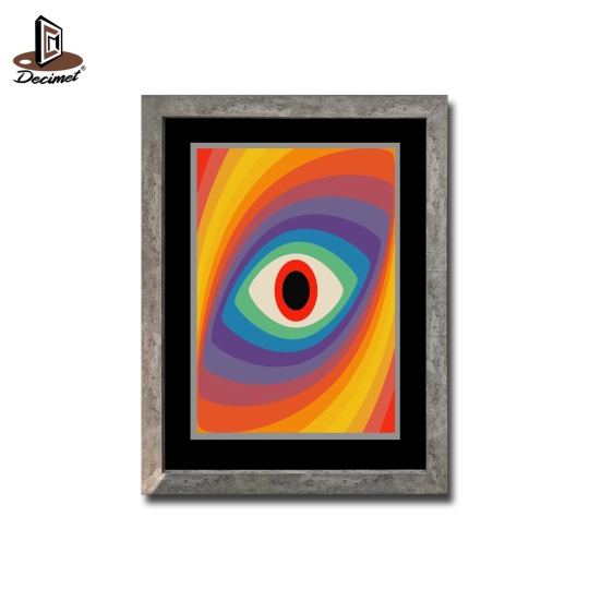  Poster Eye Colorful 3D