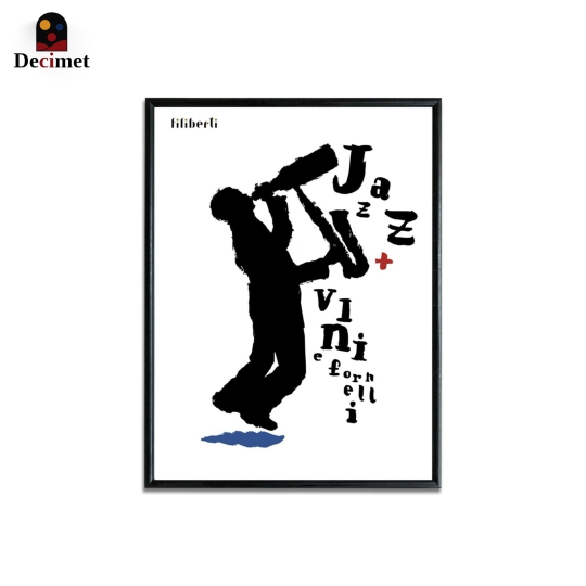 Tranh Khung Composite Đen Mỏng Jazz + Vini E Fornelli