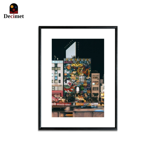 Tranh Khung Composite Đen Mỏng Japanese Anime Sign