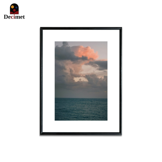 Tranh Khung Composite Đen Mỏng Views Of Sky And Sea
