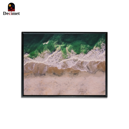 Tranh Khung Composite Đen Mỏng Water Above Malibu