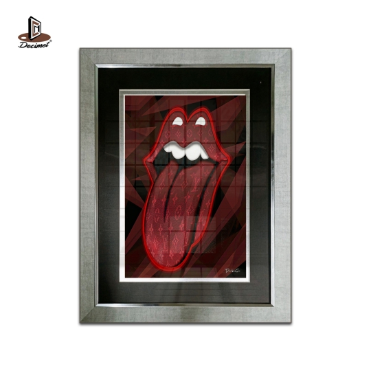 KHUNG BẠC CỔ ĐIỂN ROLLING STONES LIPS