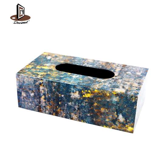 Abstract Color Tissue Box No.2