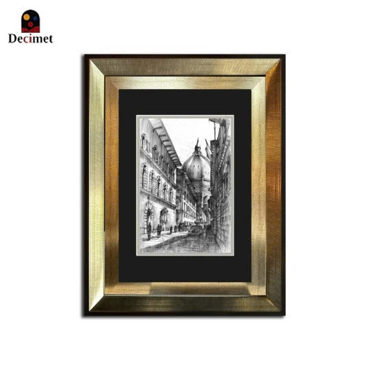 Composite-Double Frames Florence. Dome of the Church of Santa Maria Del Fiore