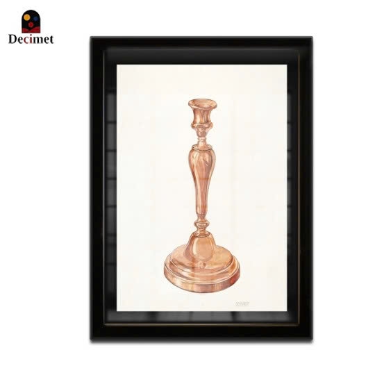 Tranh Khung Composite Đen Mỏng Candlestick no.3