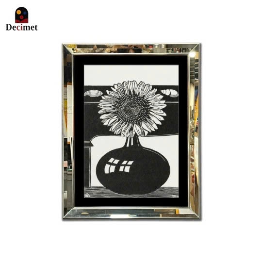 Tranh Khung Gương Vát Lá Hẹ Sunflower