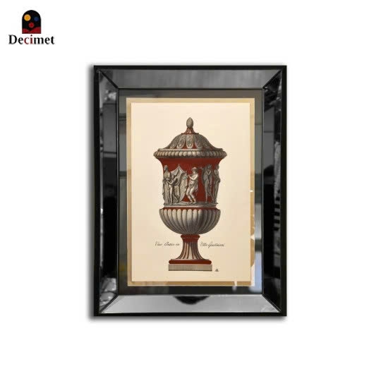 Tranh Khung Gương Đen Antonini Vase 