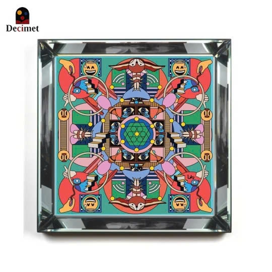 Tranh Khung Gương Bạc Reintrepreting Pop Culture no2