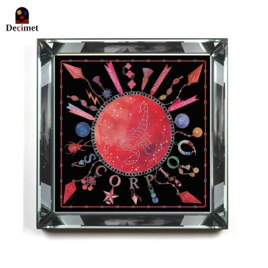 Tranh Khung Gương Bạc Zodiac no1