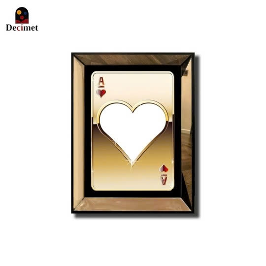 Tranh Khung Gương Trà Casino Card No.2