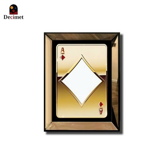 Tranh Khung Gương Trà Casino Card No.1