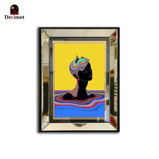 Tranh Khung Gương Bạc Art Rock - France — Gina Kiel