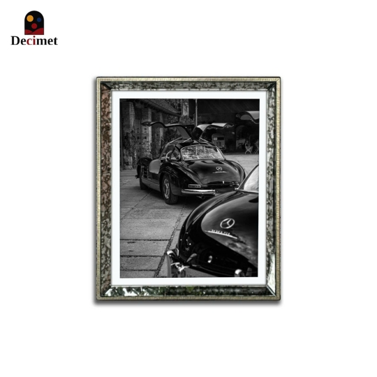 Tranh Khung Gương Loang Mercedes 300SL