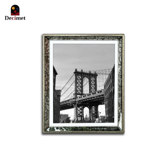Tranh Khung Gương Loang Manhattan Bridge