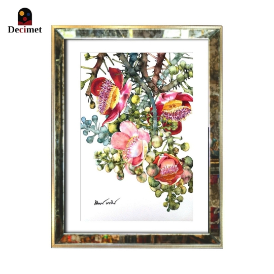 Sala Flower Mirror Frame Painting