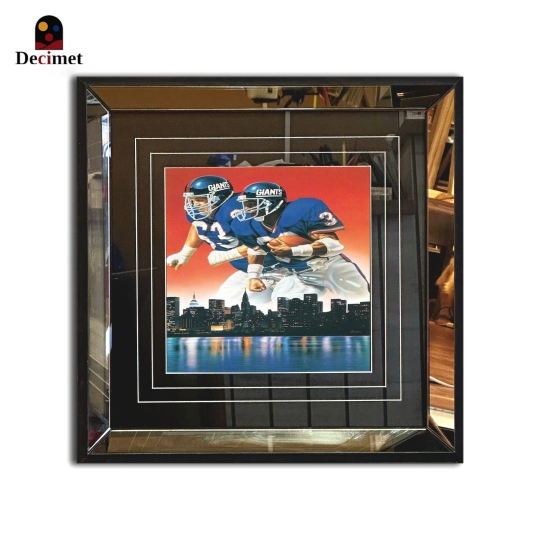 Vintage Football Tea Mirror Frame Painting