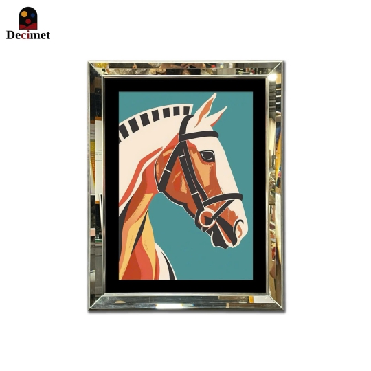 Derby Life Beveled Mirror Frame Painting