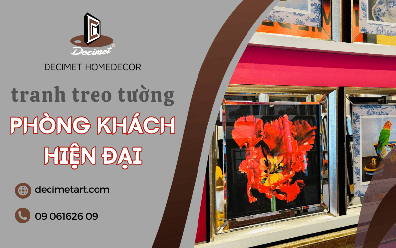 tranh treo tường phòng khách hiện đại