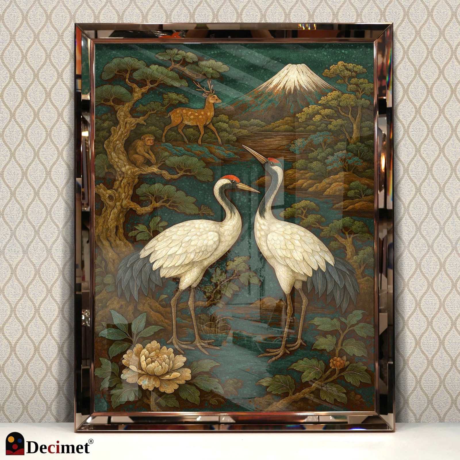 TRANH KHUNG GƯƠNG INDOCHINE NO.2 (KÍCH THƯỚC MẶC ĐỊNH 50X65CM)