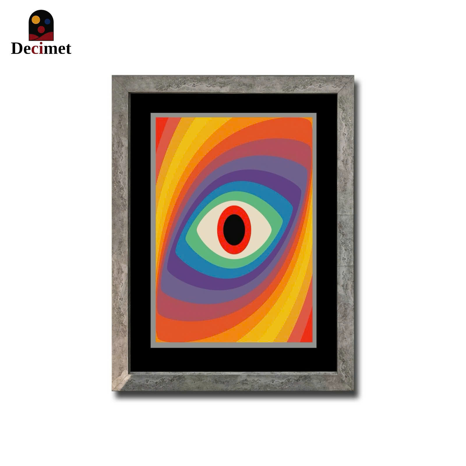  Poster Eye Colorful 3D
