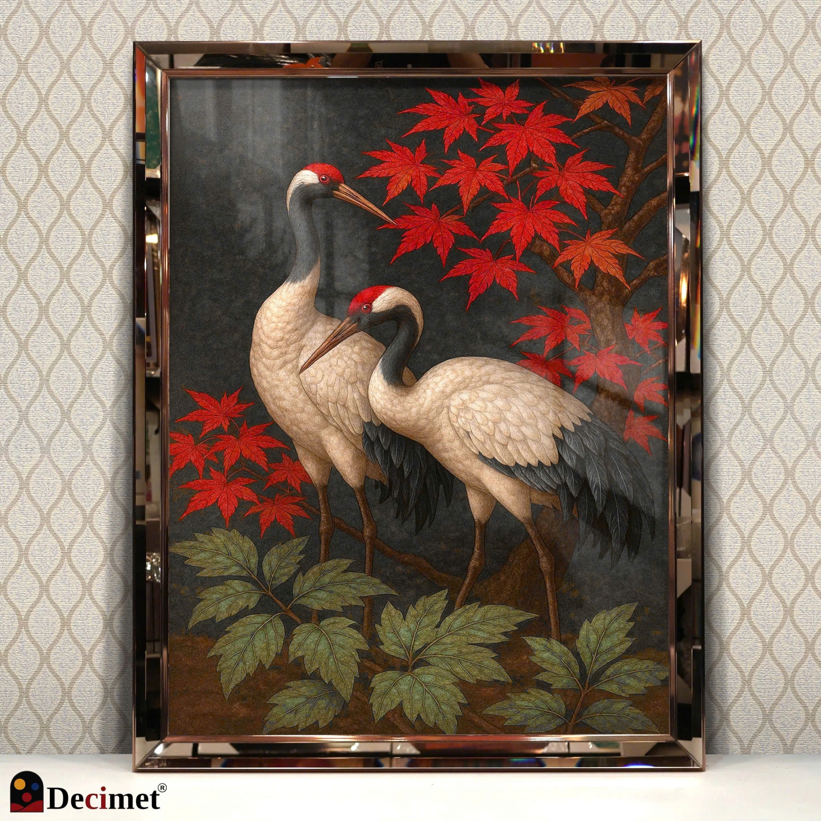 TRANH KHUNG GƯƠNG INDOCHINE NO.1 (KÍCH THƯỚC MẶC ĐỊNH 45x60CM)