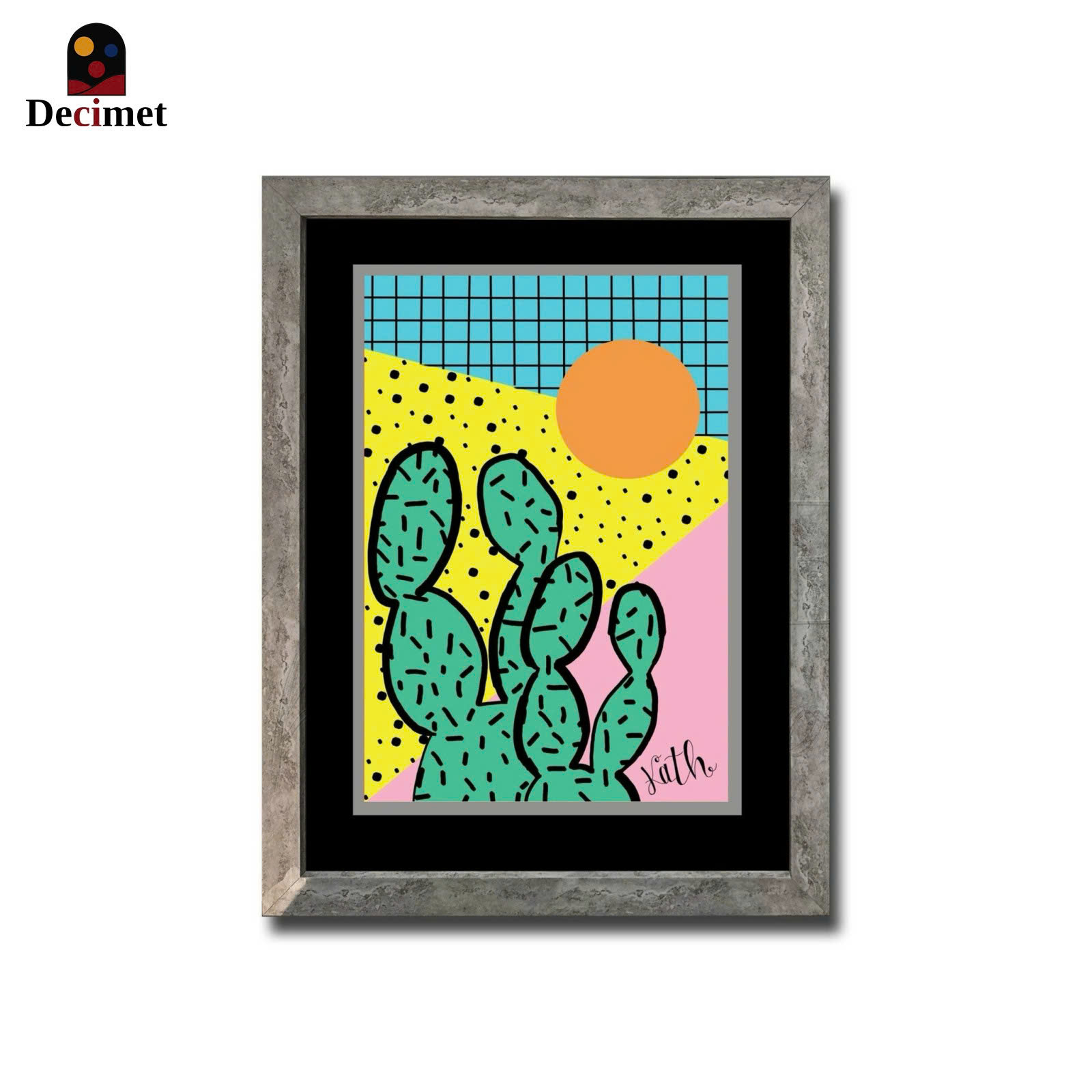 Poster vCactus Pop Art