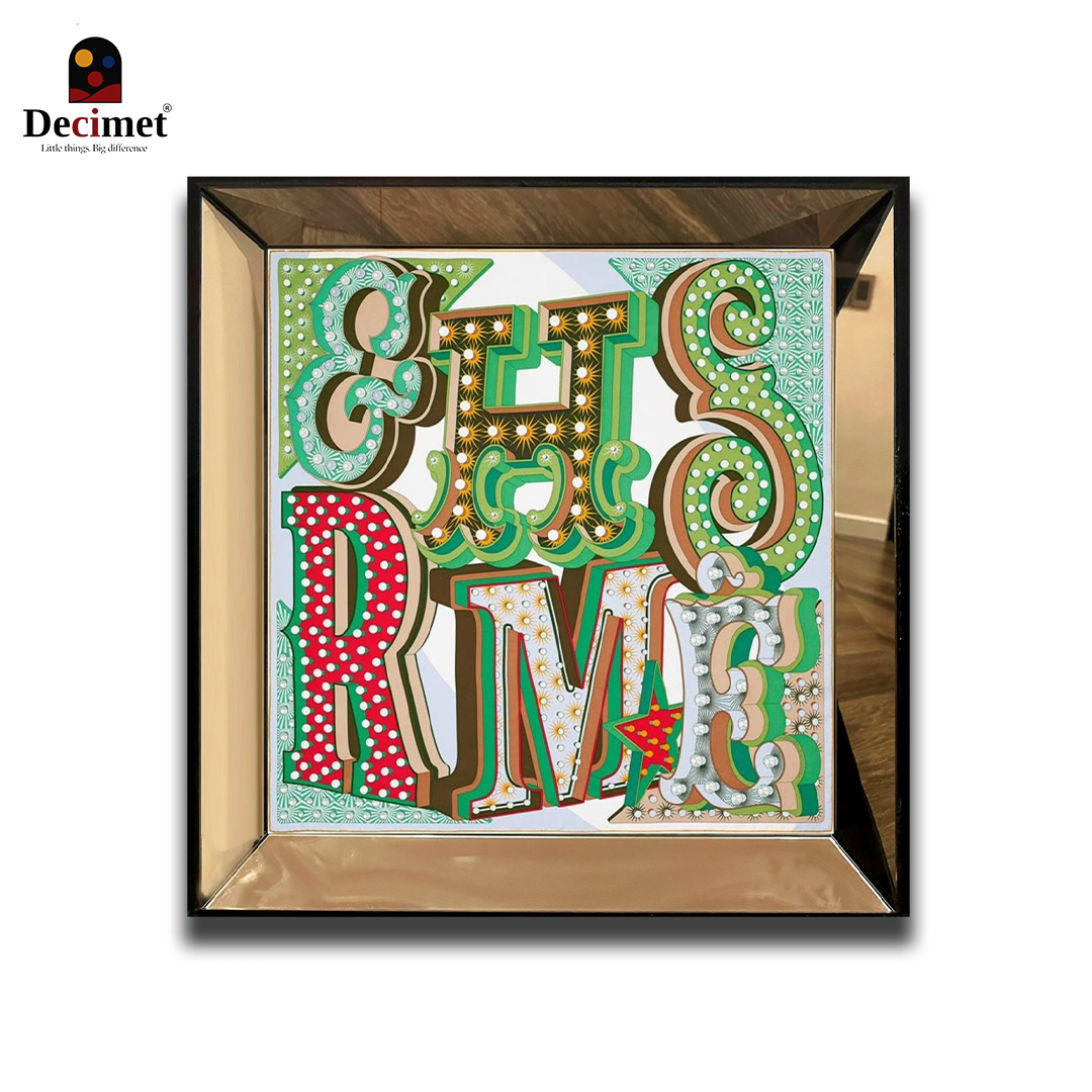 Square Mirror Frame Hermes Electrique No.3