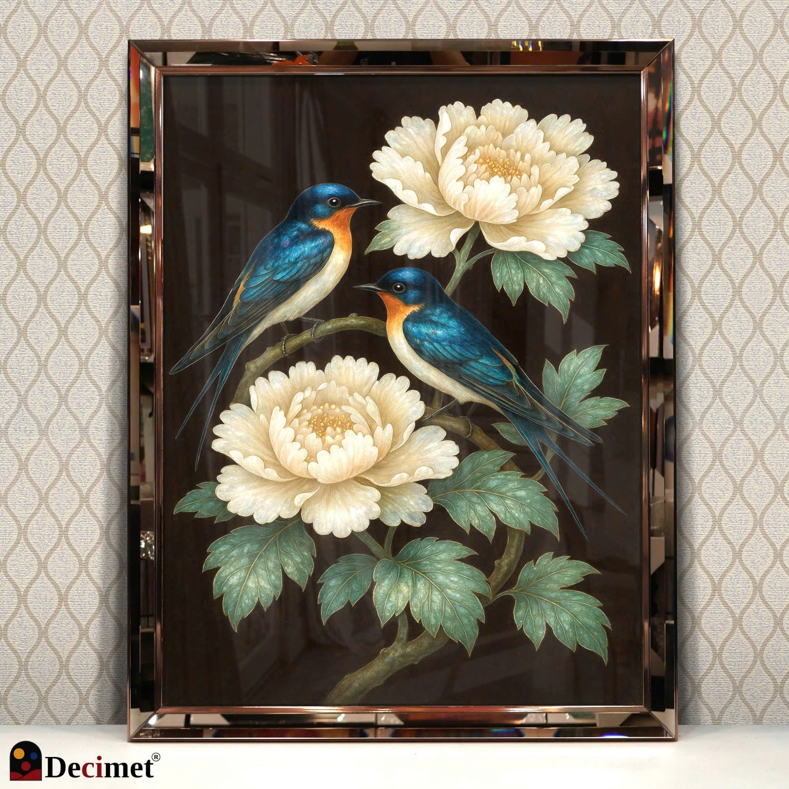 TRANH KHUNG GƯƠNG INDOCHINE NO.3 (KÍCH THƯỚC MẶC ĐỊNH 45x60CM)