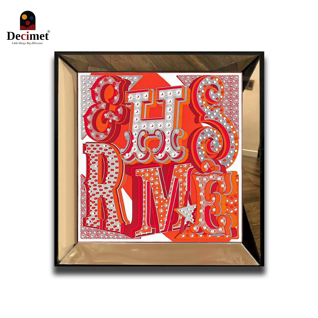 Square Mirror Frame Hermes. Electrique No.2