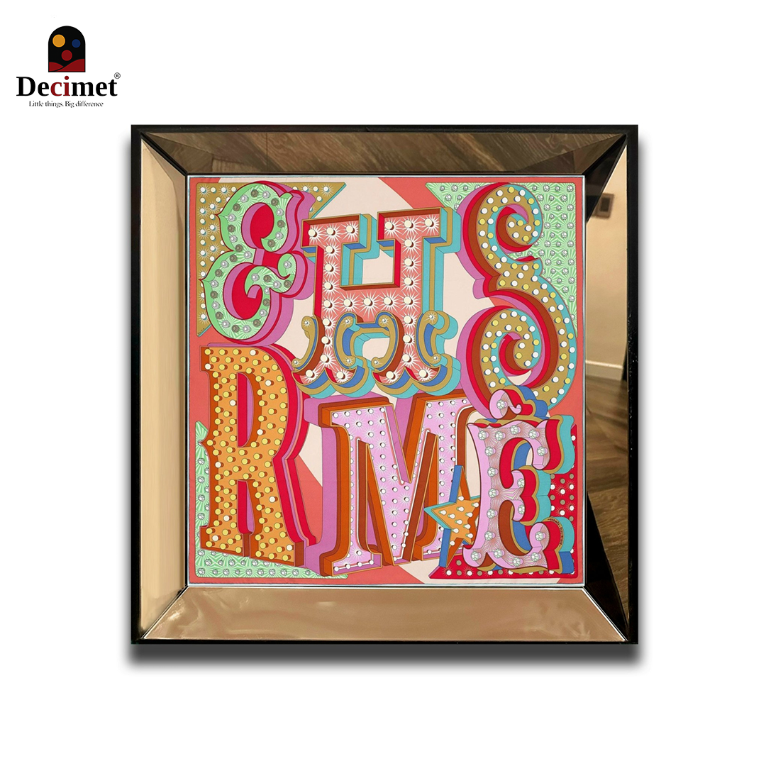 Square Mirror Frame Hermes. Electrique No.1