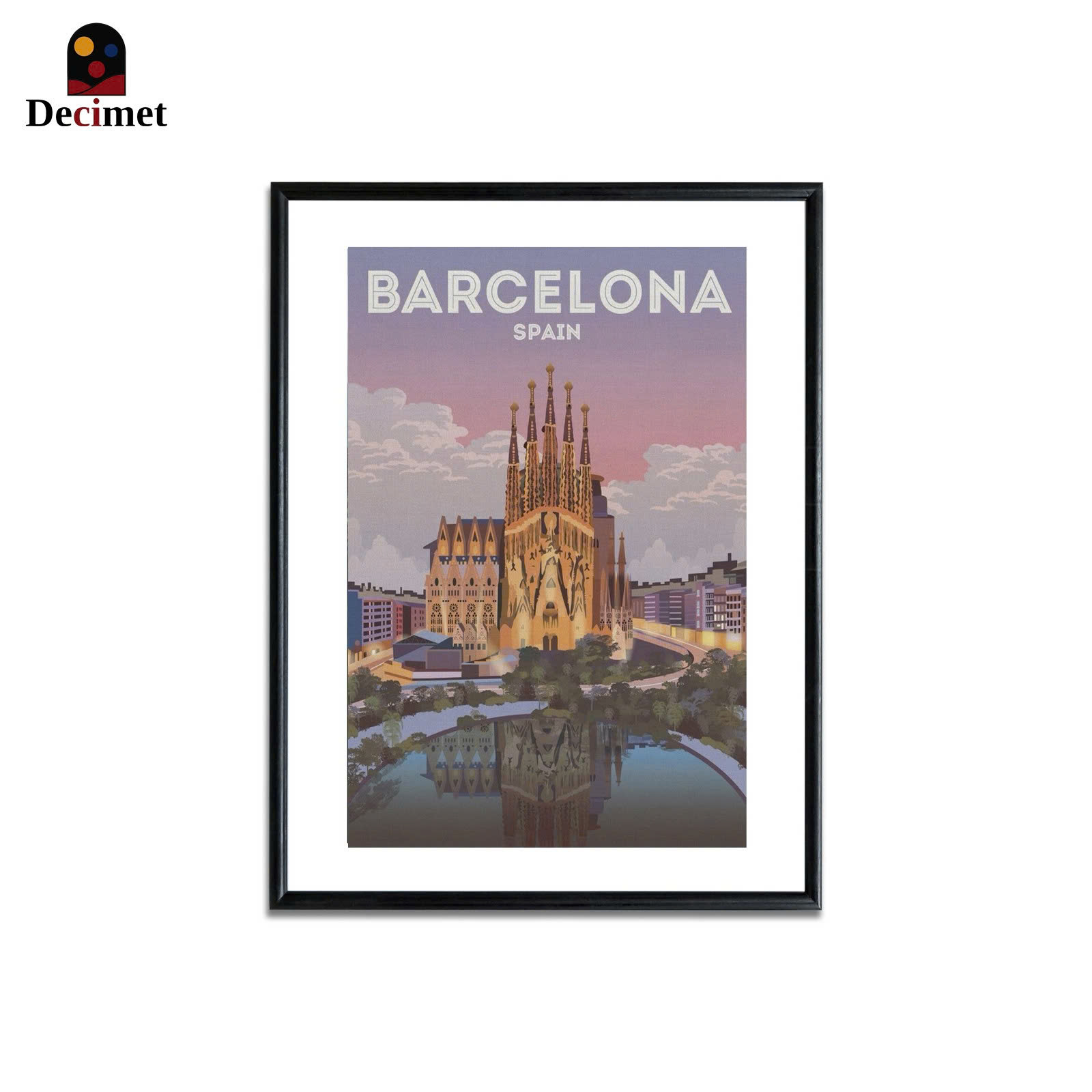 Poster Barcelona Spain