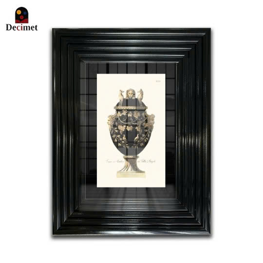 Vases, PL VI, Black 5-storey Composite Frame