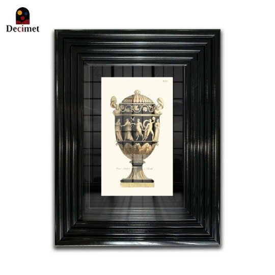 Vases, PL VII, Black 5-storey Composite Frame