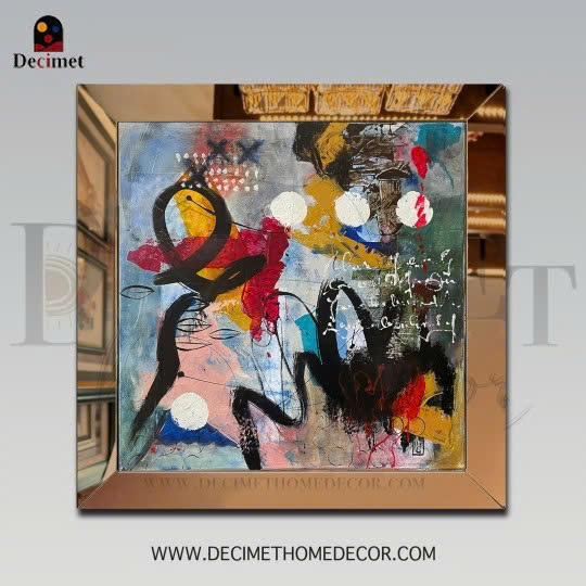 Tea Mirror Frame Painting Moving Moons