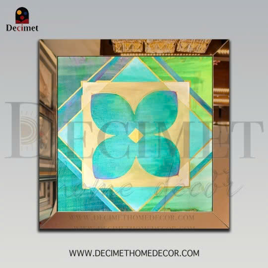 Tea Mirror Frame Painting Peace