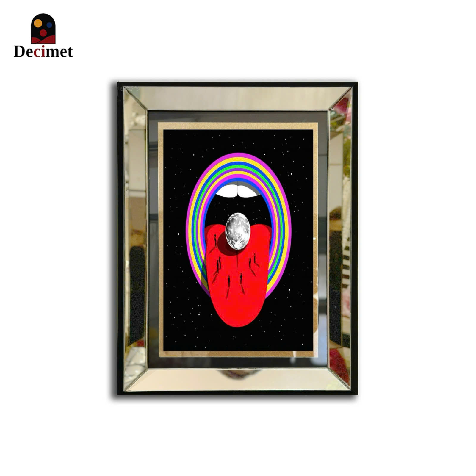 Tranh Khung Gương Bạc Tunes Of I — Gina Kiel No.1